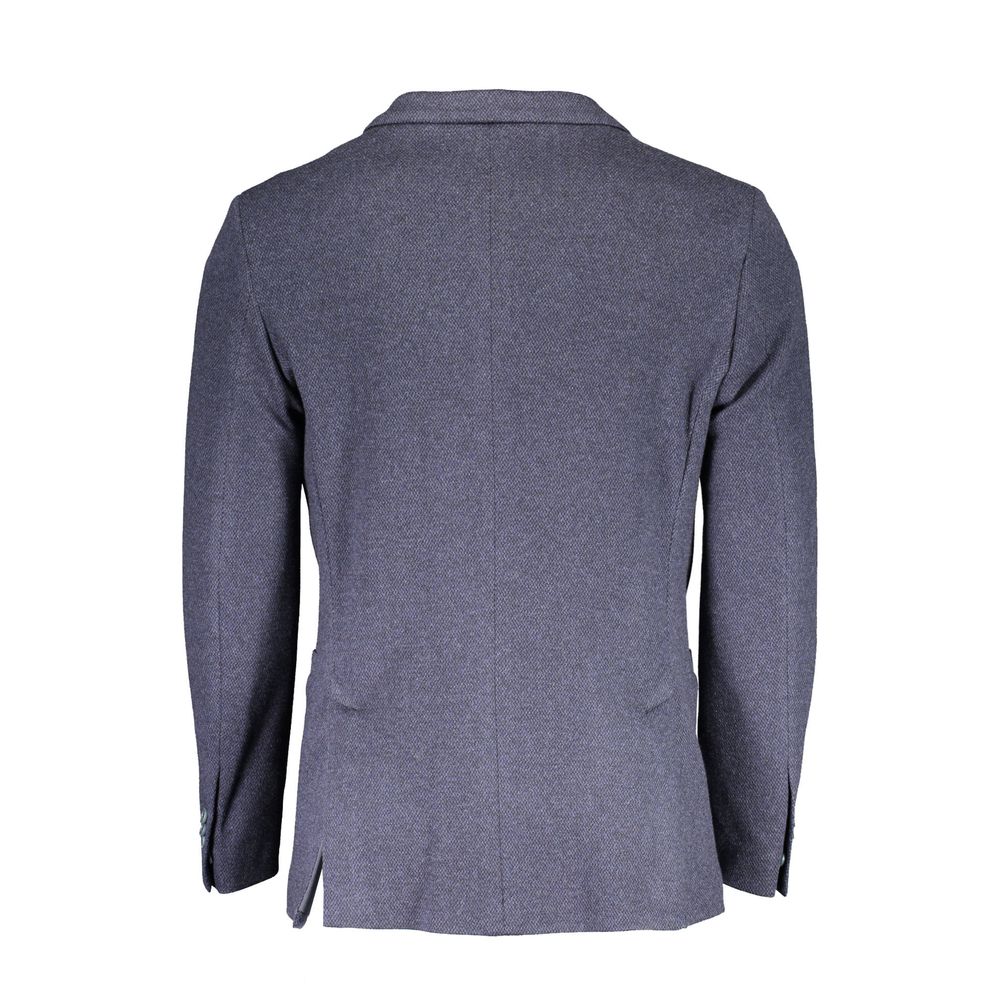 Gant Blue Cotton Blazer Jacket | Regal Royce