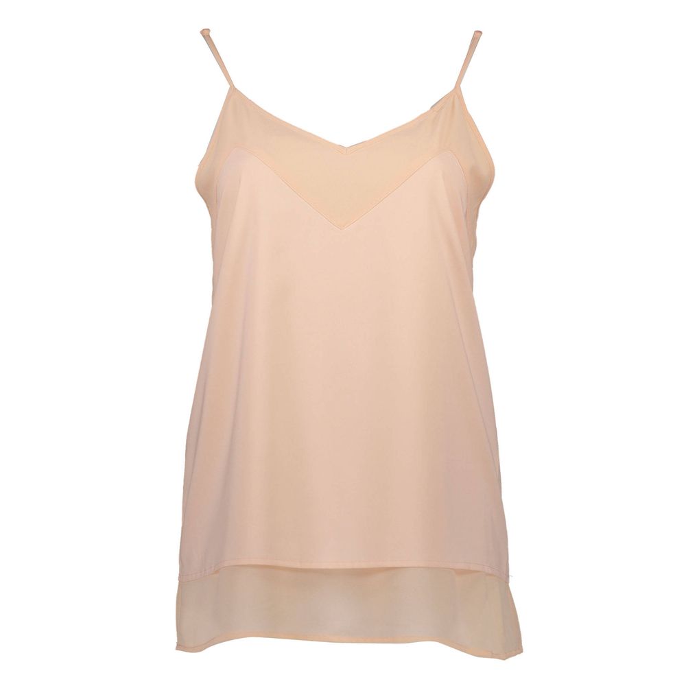 Silvian Heach Rosa Polyester Women T-Shirt | Regal Royce