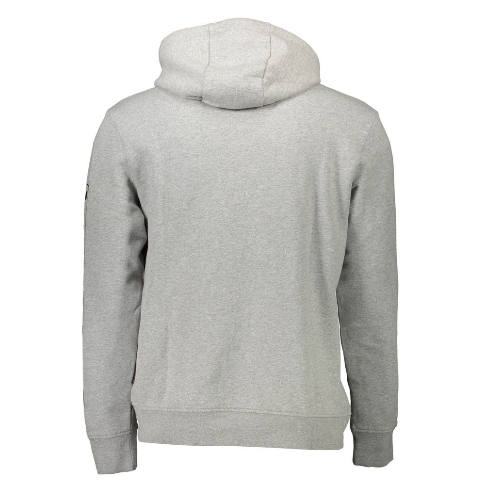 Napapijri Gray Cotton Sweatshirt