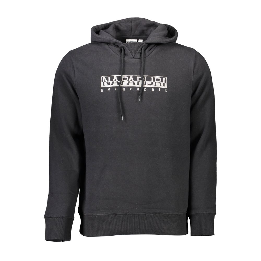 Napapijri Black Organic Cotton Men's Sweatshirt | Regal Royce