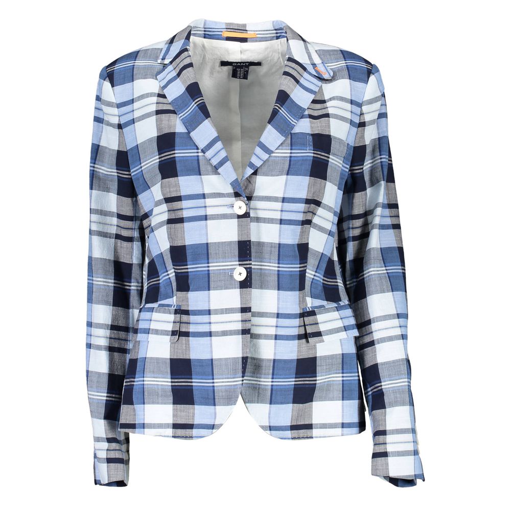 Gant Azzurro Cotton Women Jacket | Regal Royce