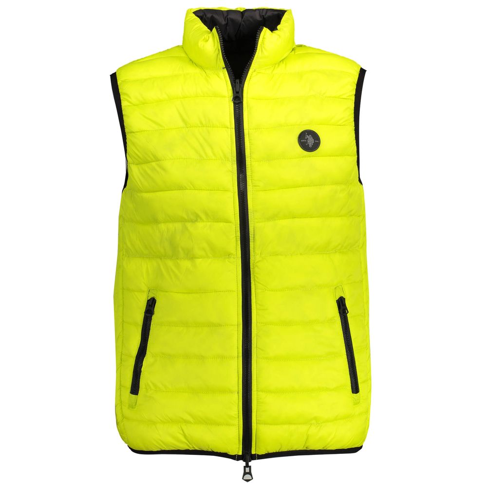 U.S. POLO ASSN. Yellow Nylon Men's Vest | Regal Royce