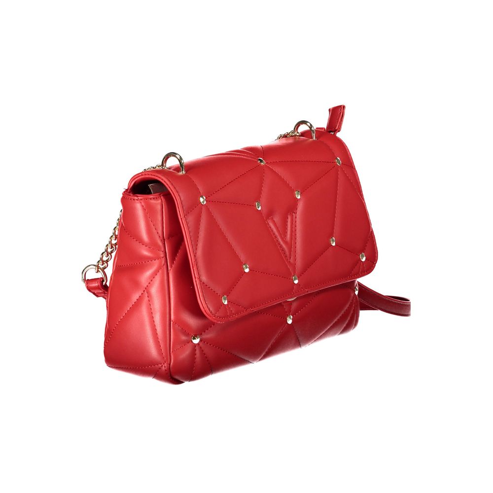 Mario Valentino Rosso Polyurethane Women Shoulder Bag | Regal Royce