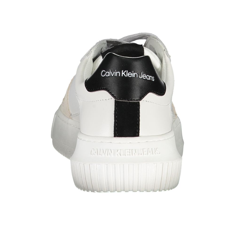 Calvin Klein Bianco Leather Women Sneaker | Regal Royce