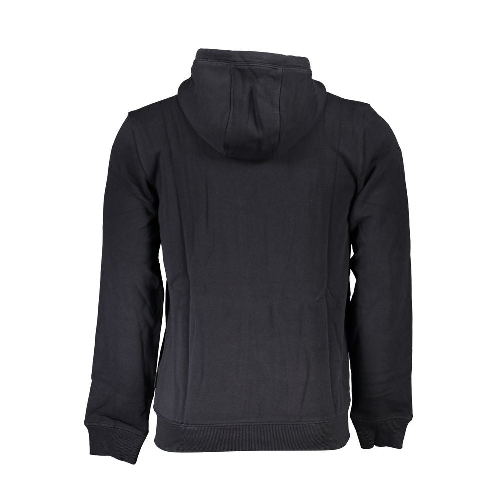 Napapijri Black Cotton Men's Hoodie | Regal Royce