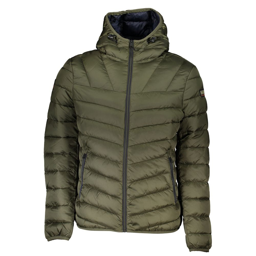 Napapijri Green Polyamide Jackets & Coat