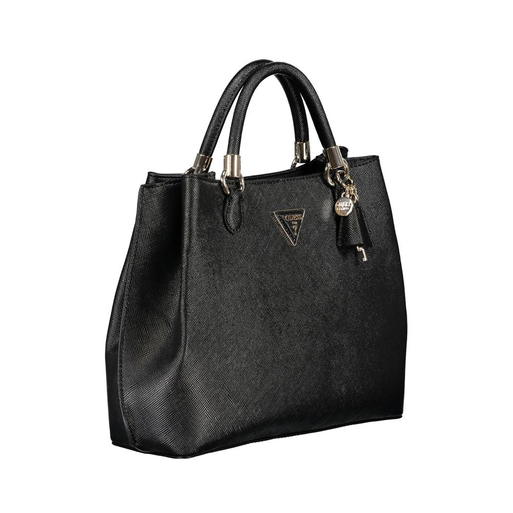 Guess Jeans Nero Poliuretano Female Handbag | Regal Royce