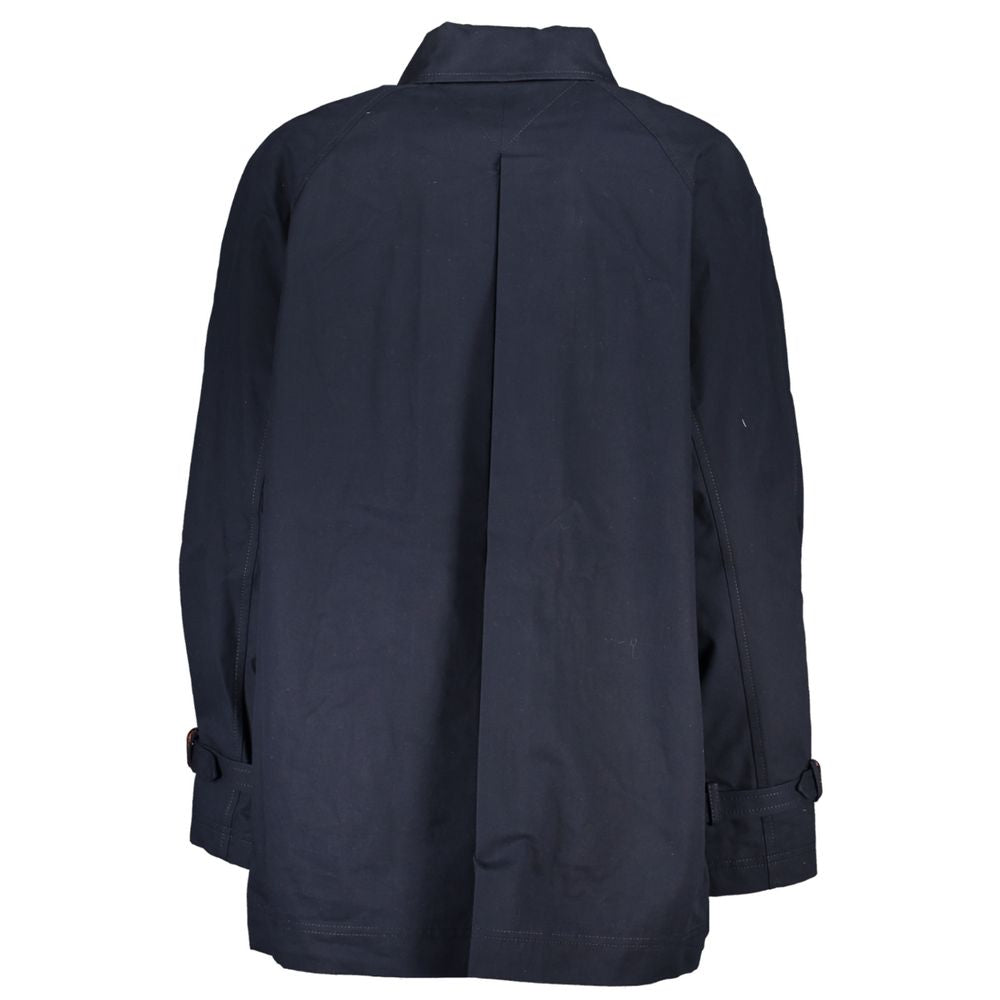 Tommy Hilfiger Blue Cotton Women's Trench Coat | Regal Royce