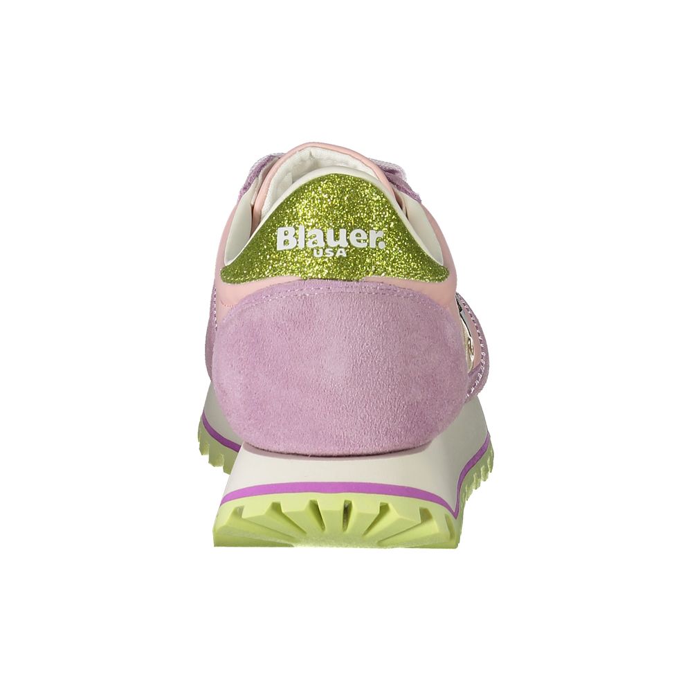 Blauer Rosa Poliuretano Donna Sneaker | Regal Royce