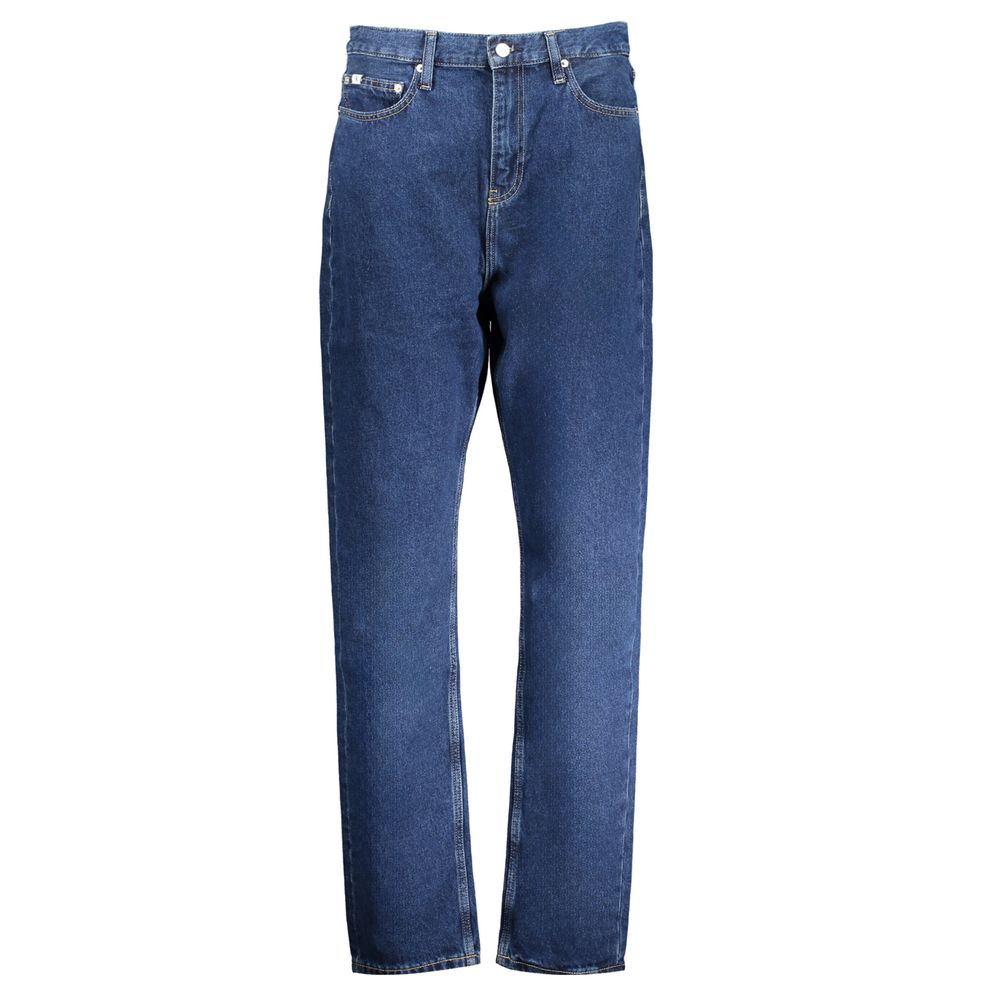 Calvin Klein Blu Cotton Women Jeans | Regal Royce