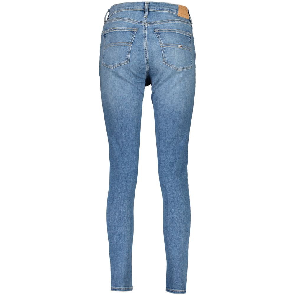 Tommy Hilfiger Blu Cotton Women Skinny Jean | Regal Royce