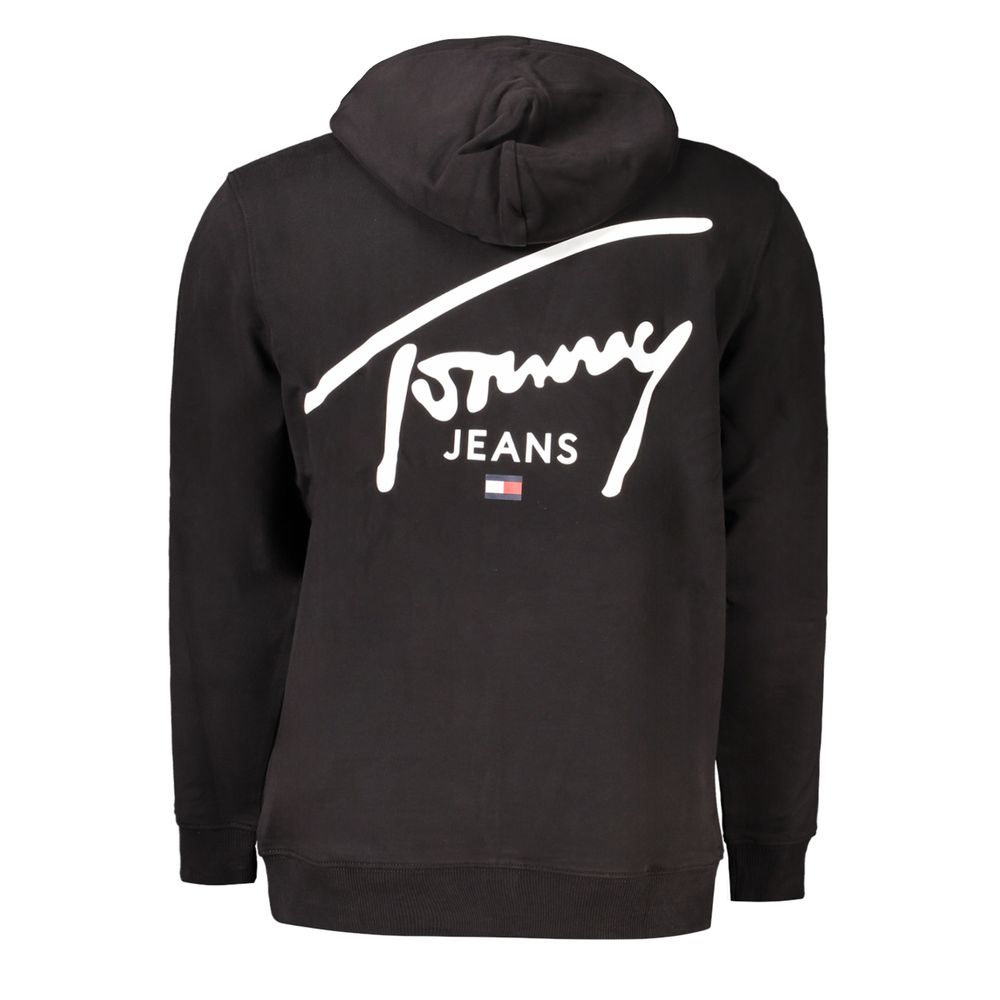 Tommy Hilfiger Black Cotton Men Sweater | Regal Royce