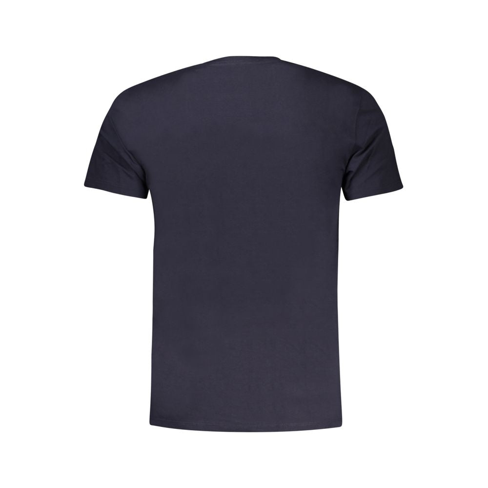 Guess Jeans Blu Cotton Men T-Shirt | Regal Royce