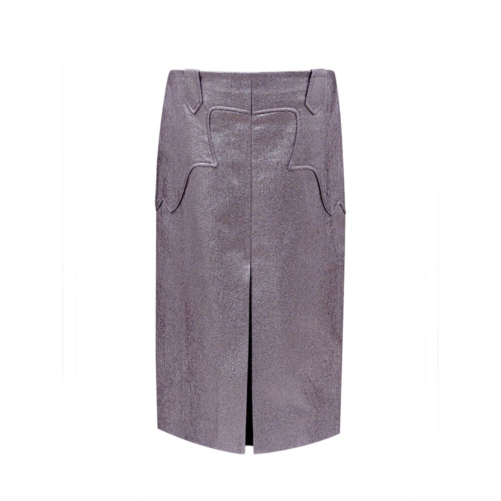 Tom Ford Purple Polyamide Midi Skirt | Regal Royce