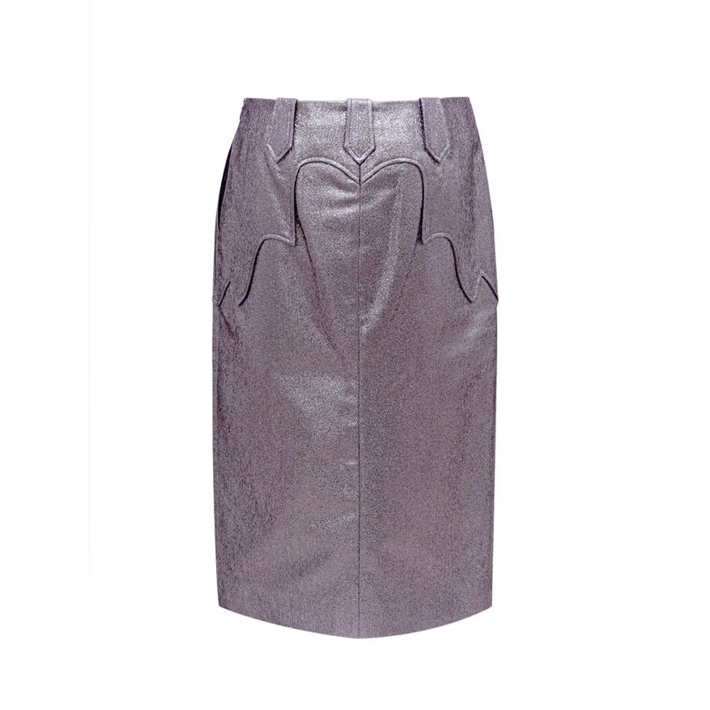 Tom Ford Purple Polyamide Midi Skirt | Regal Royce