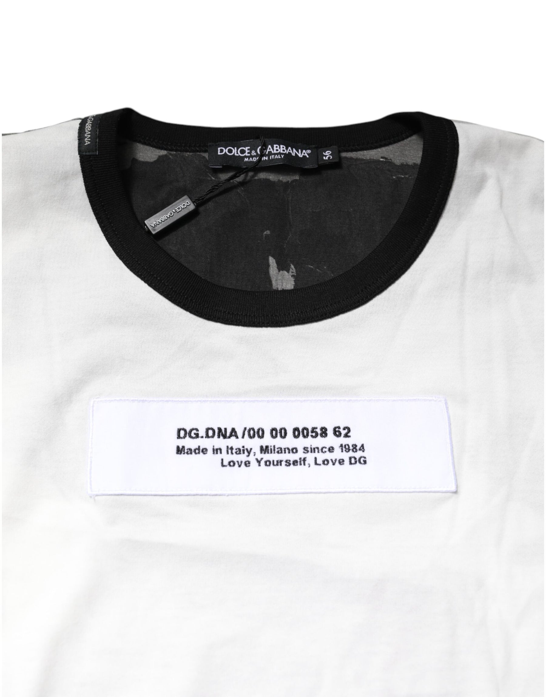 Dolce & Gabbana Multicolor Camouflage Crew Neck T-shirt | Regal Royce