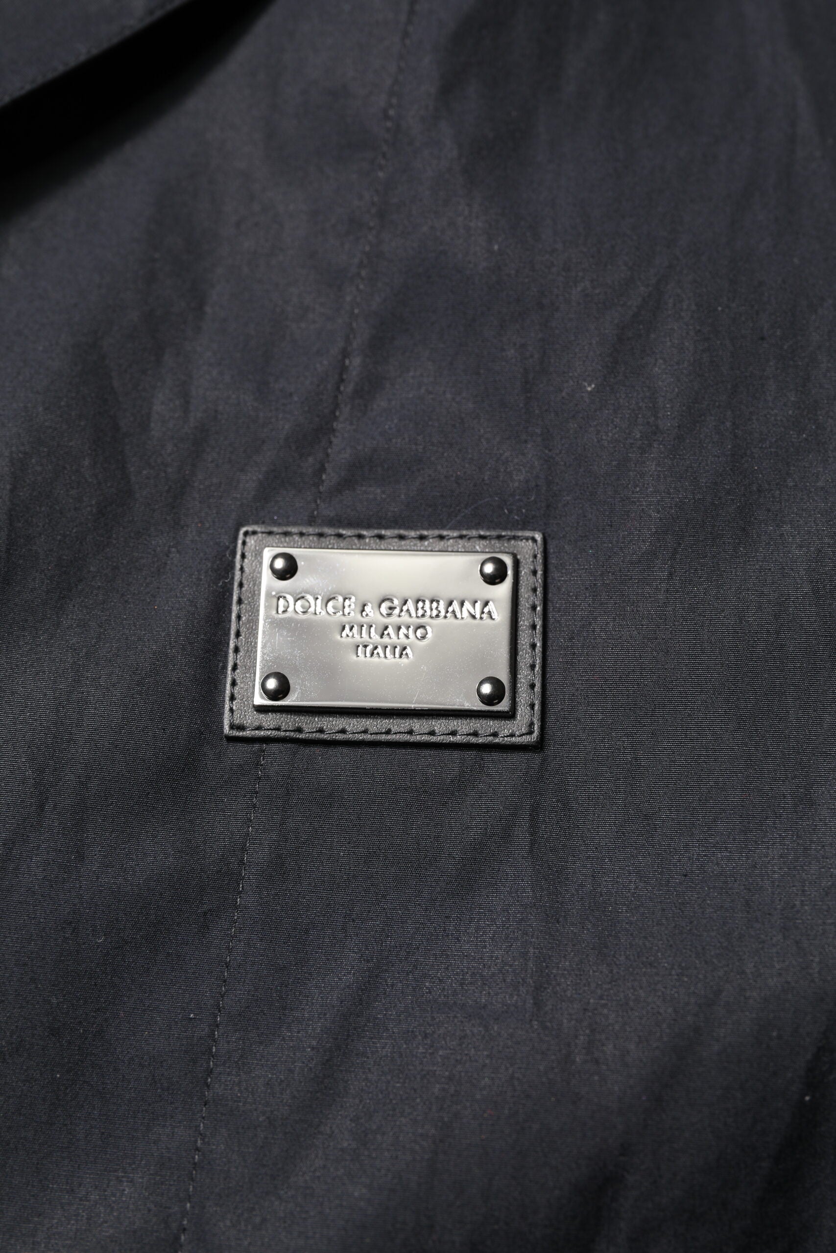 Dolce & Gabbana Black Short Sleeves Button Down Casual Shirt | Regal Royce