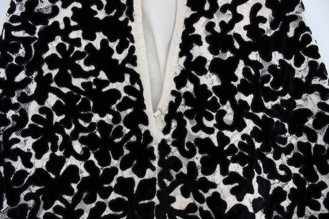 Dolce & Gabbana Floral Lace Ricamo Long Ball Maxi Dress | Regal Royce