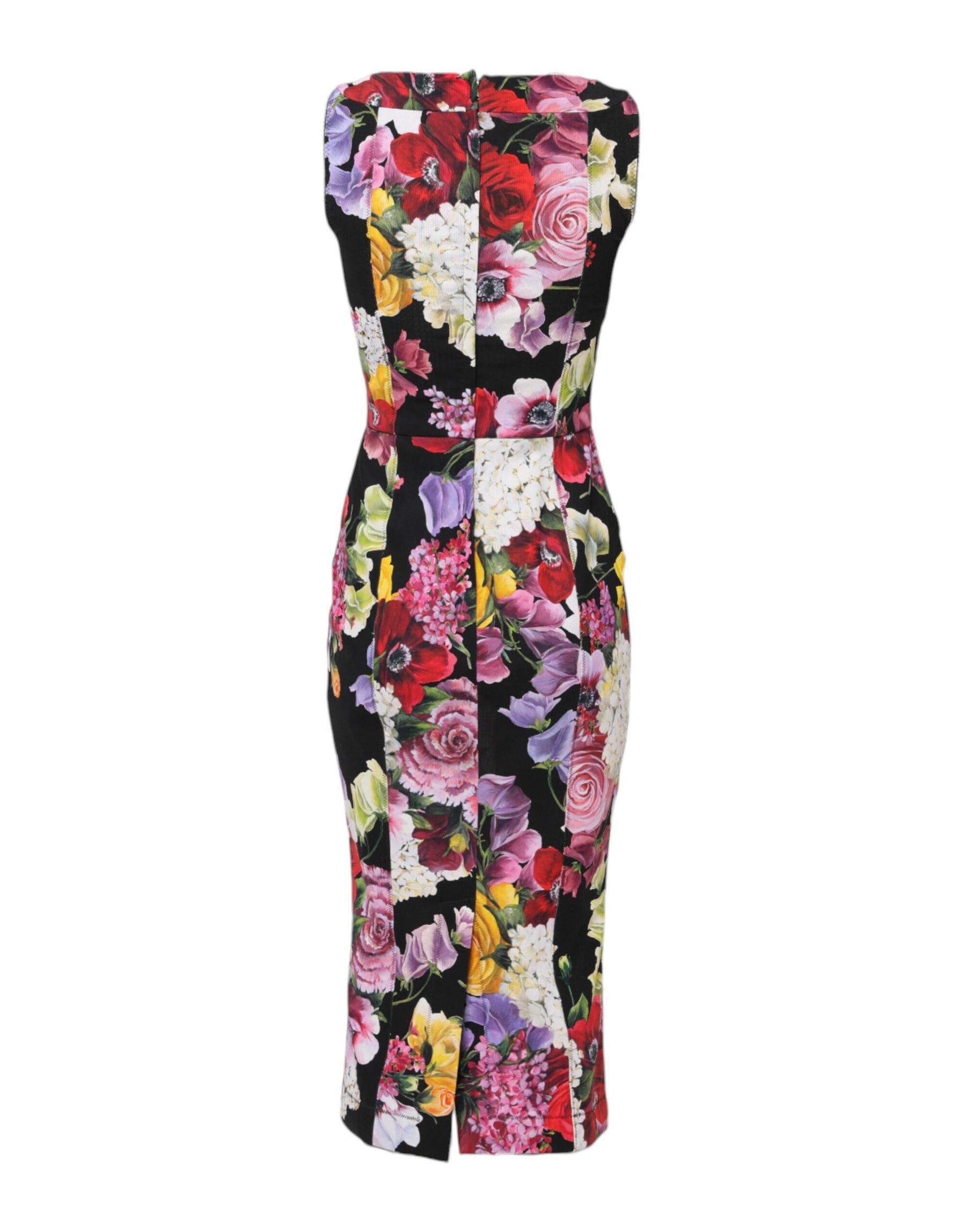 Dolce & Gabbana Multicolor Ortensia Patchwork Sheath Dress | Regal Royce