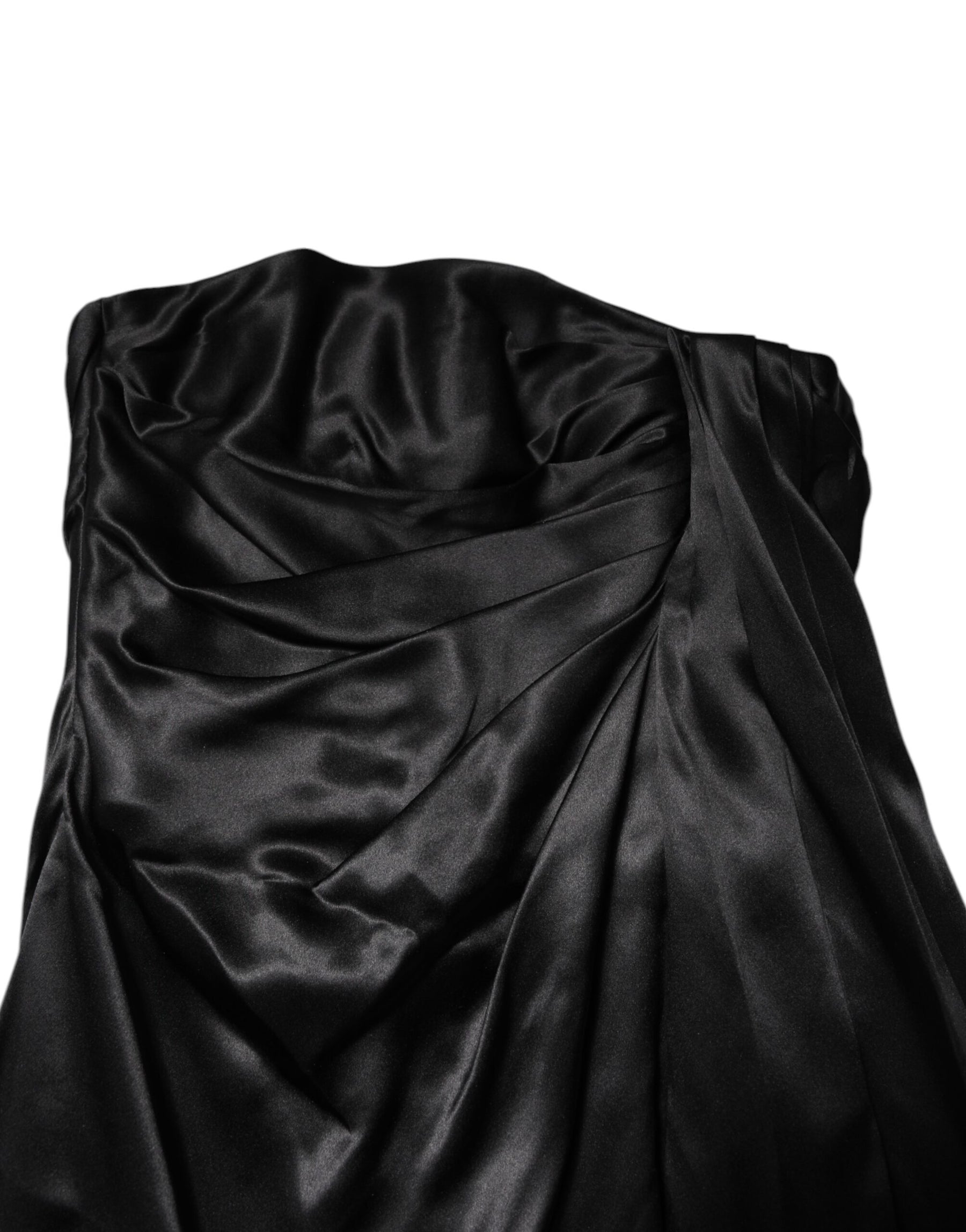 Dolce & Gabbana Black Strapless Sheath A-line Mini Dress | Regal Royce