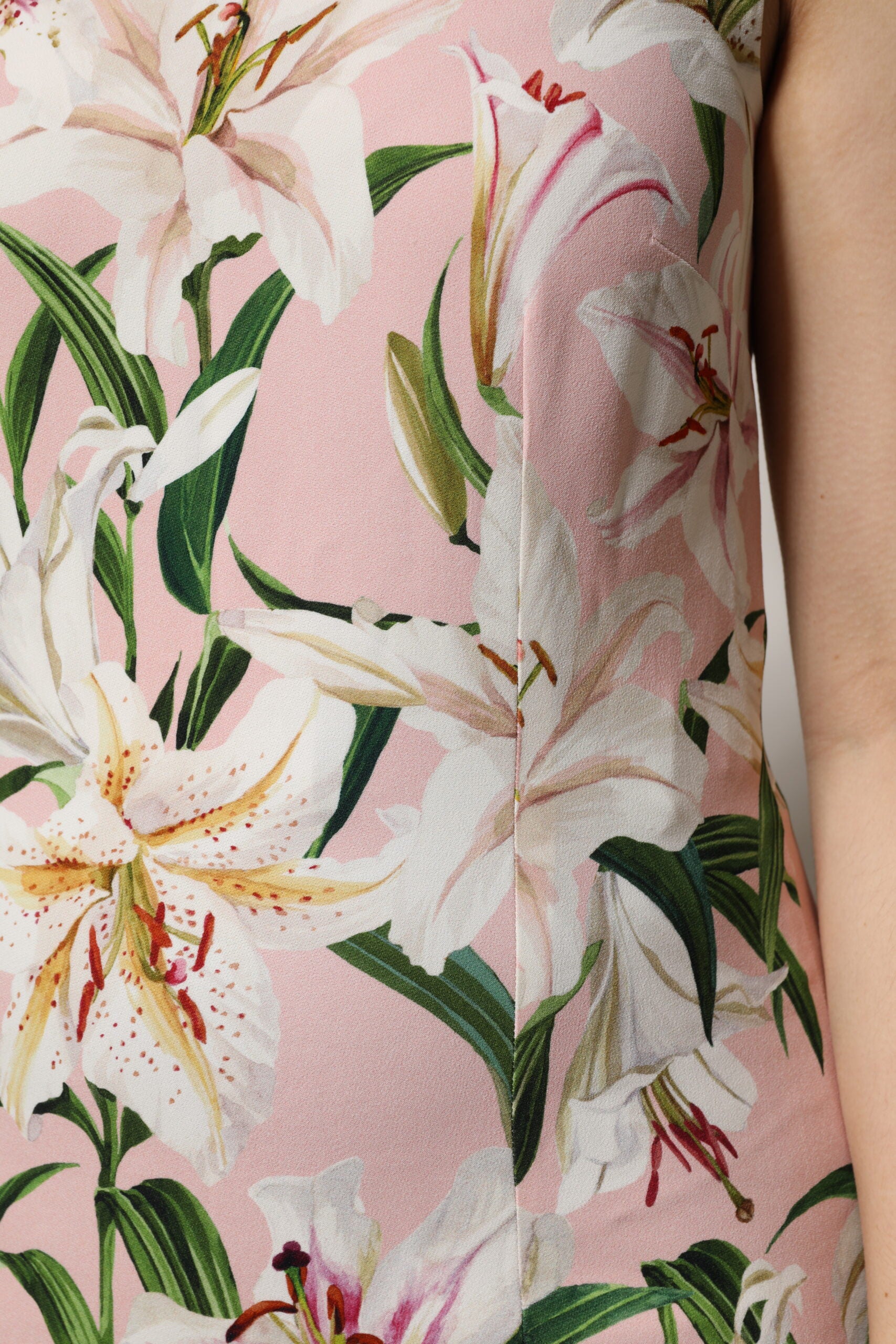 Dolce & Gabbana Multicolor Floral Print Round Neck Tank Top | Regal Royce