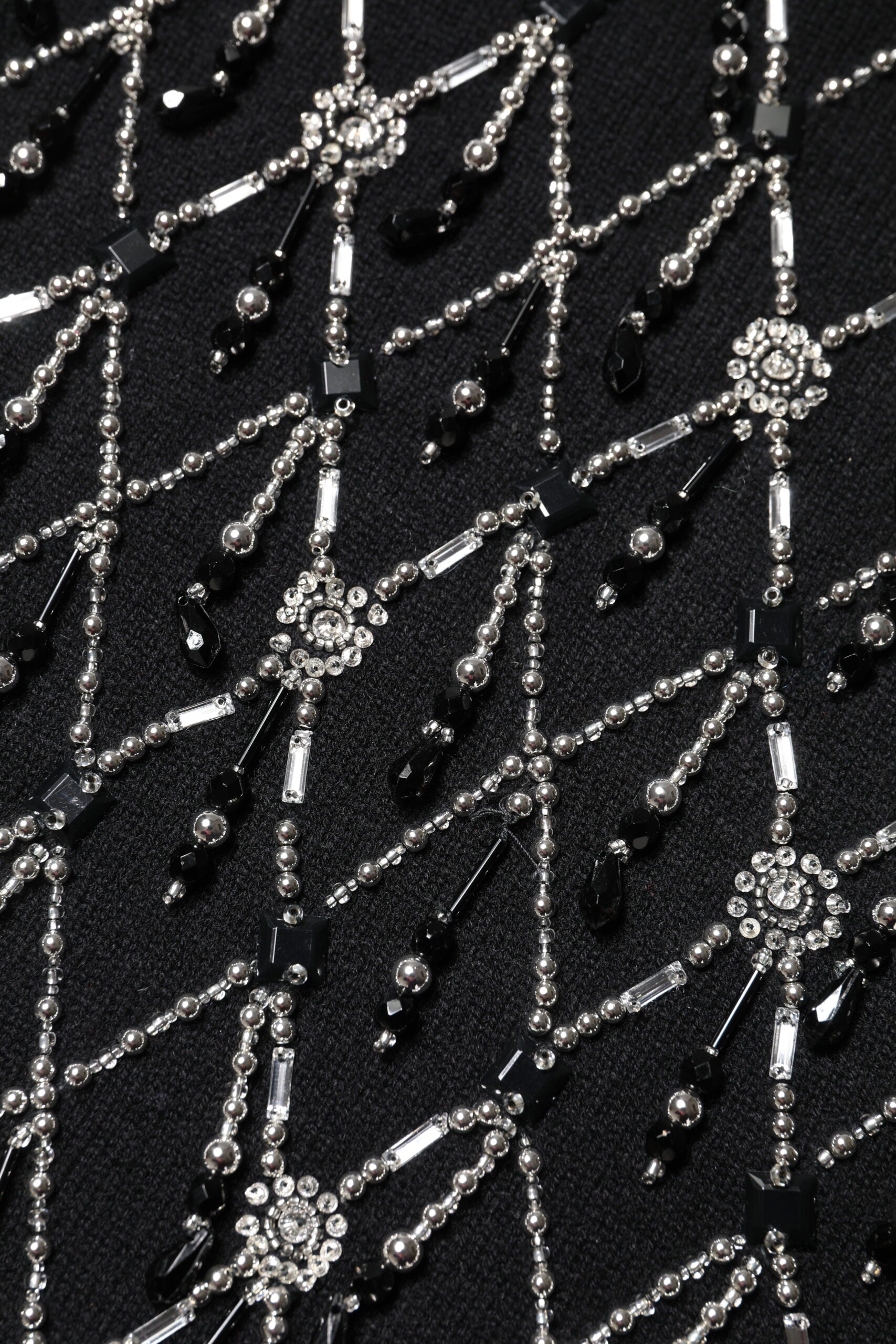 Dolce & Gabbana Black Cashmere Embellished Long Sleeves Top | Regal Royce