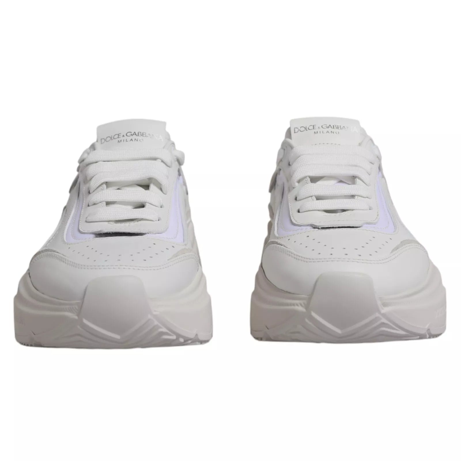 Dolce & Gabbana White Daymaster Low Top Mens Sneakers Shoes | Regal Royce