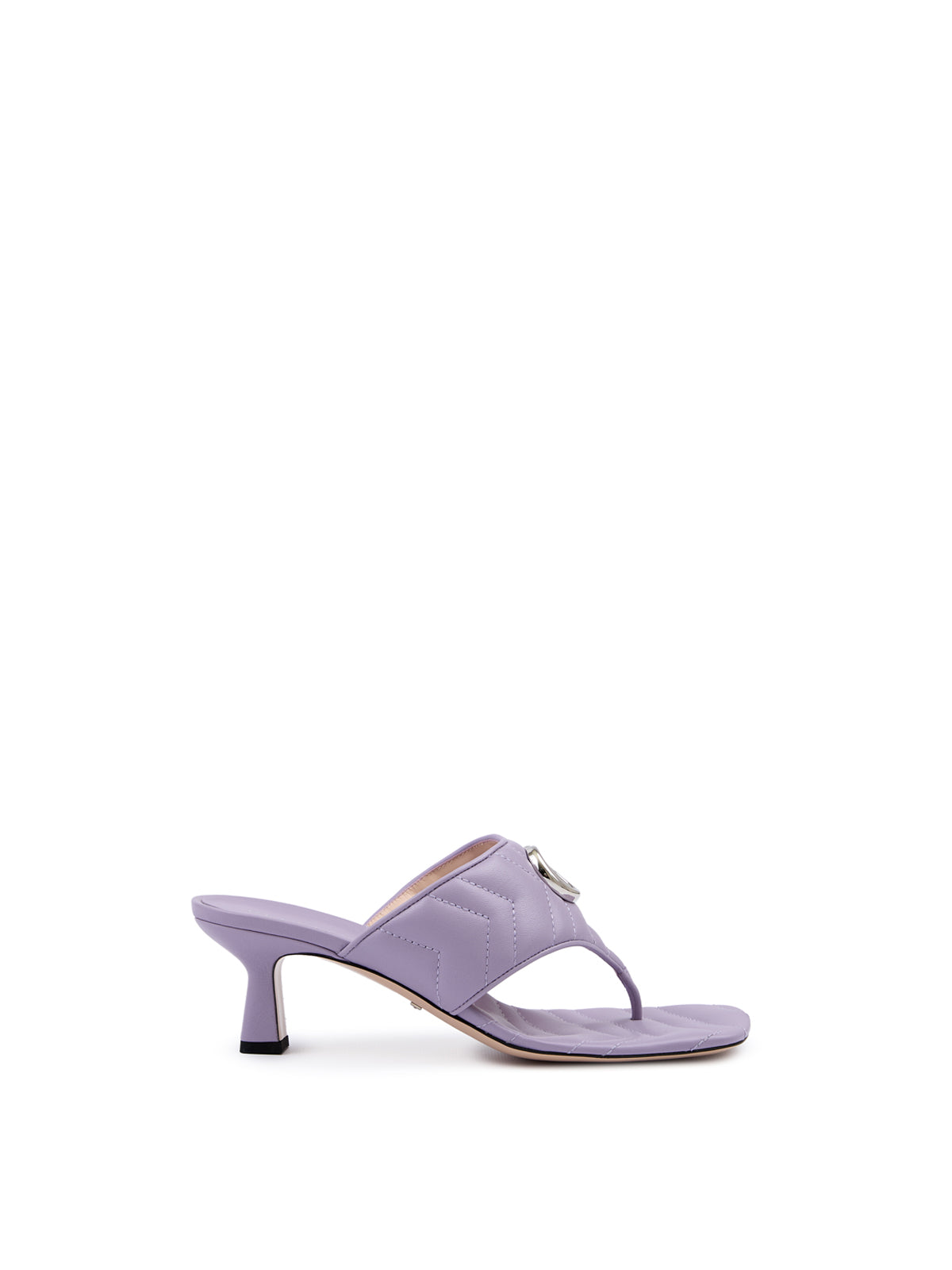 Gucci Mystic Purple Nappa Charlotte Leather Sandals | Regal Royce