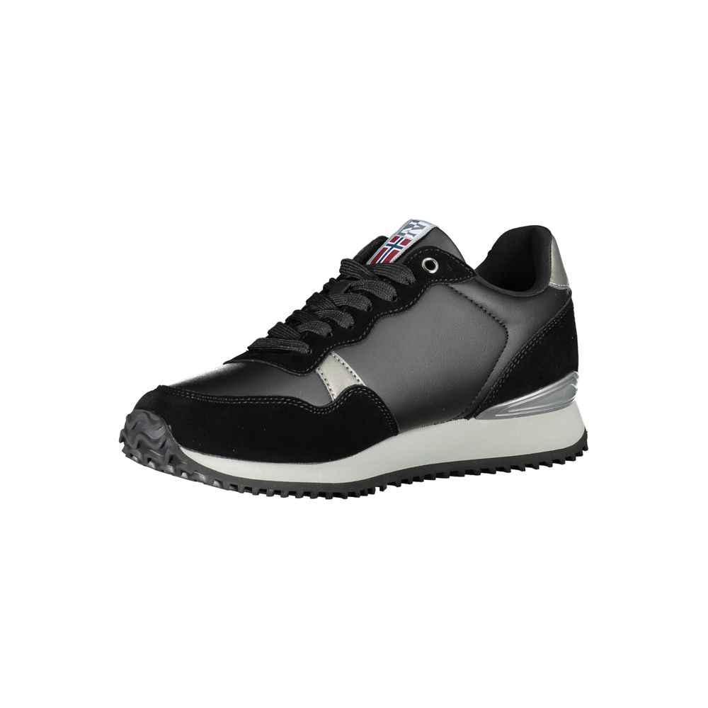 Napapijri Black Polyester Women Sneaker | Regal Royce