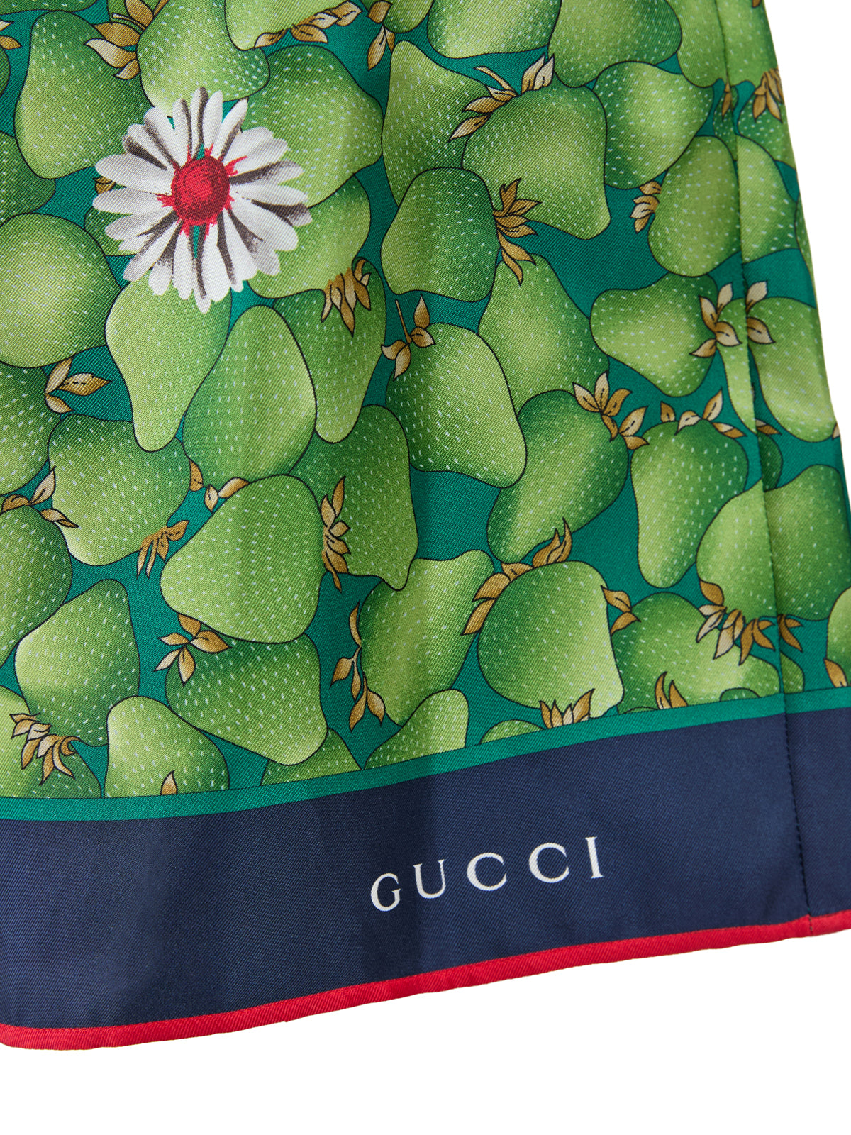 Gucci Green Flower Printed Silk Shorts | Regal Royce