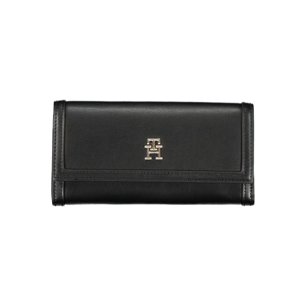 Tommy Hilfiger Elegant Black Dual-Compartment Wallet | Regal Royce