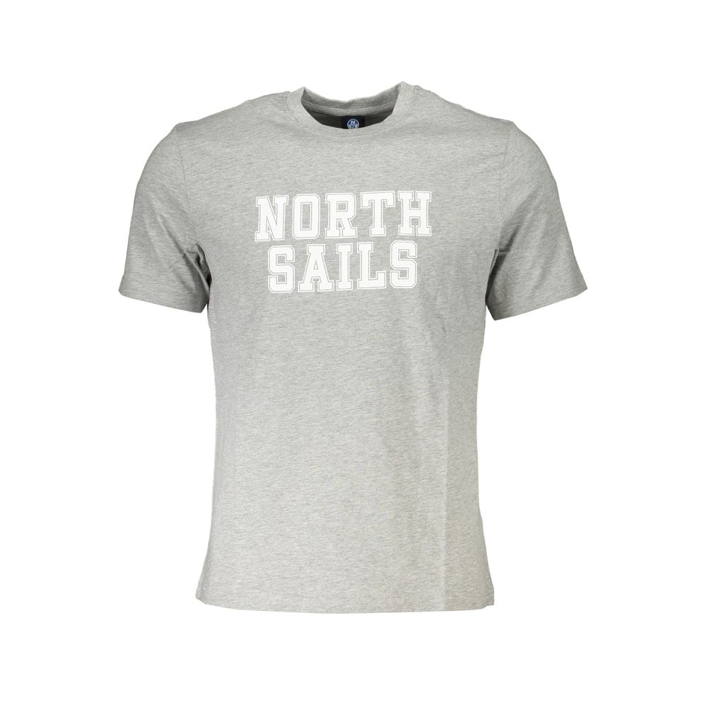 North Sails Grigio Cotton Men T-Shirt | Regal Royce