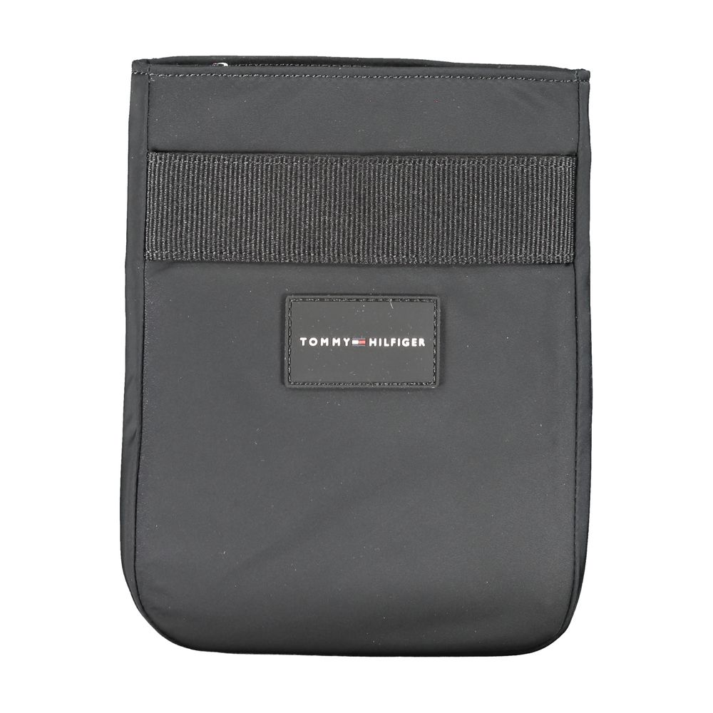 Tommy Hilfiger Black Polyester Men's Shoulder Bag | Regal Royce