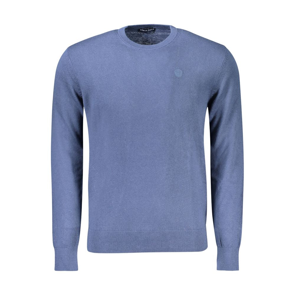 North Sails Blue Cotton Men Sweater | Regal Royce