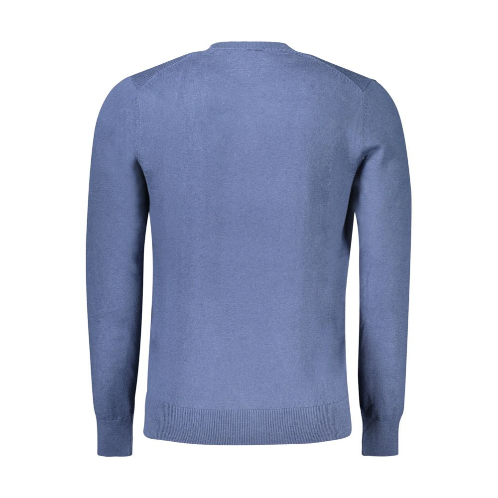North Sails Blue Cotton Men Sweater | Regal Royce