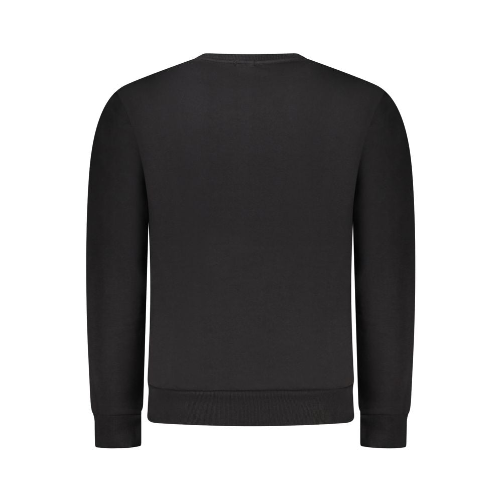 Rifle Black Cotton Men's Crewneck Sweater | Regal Royce