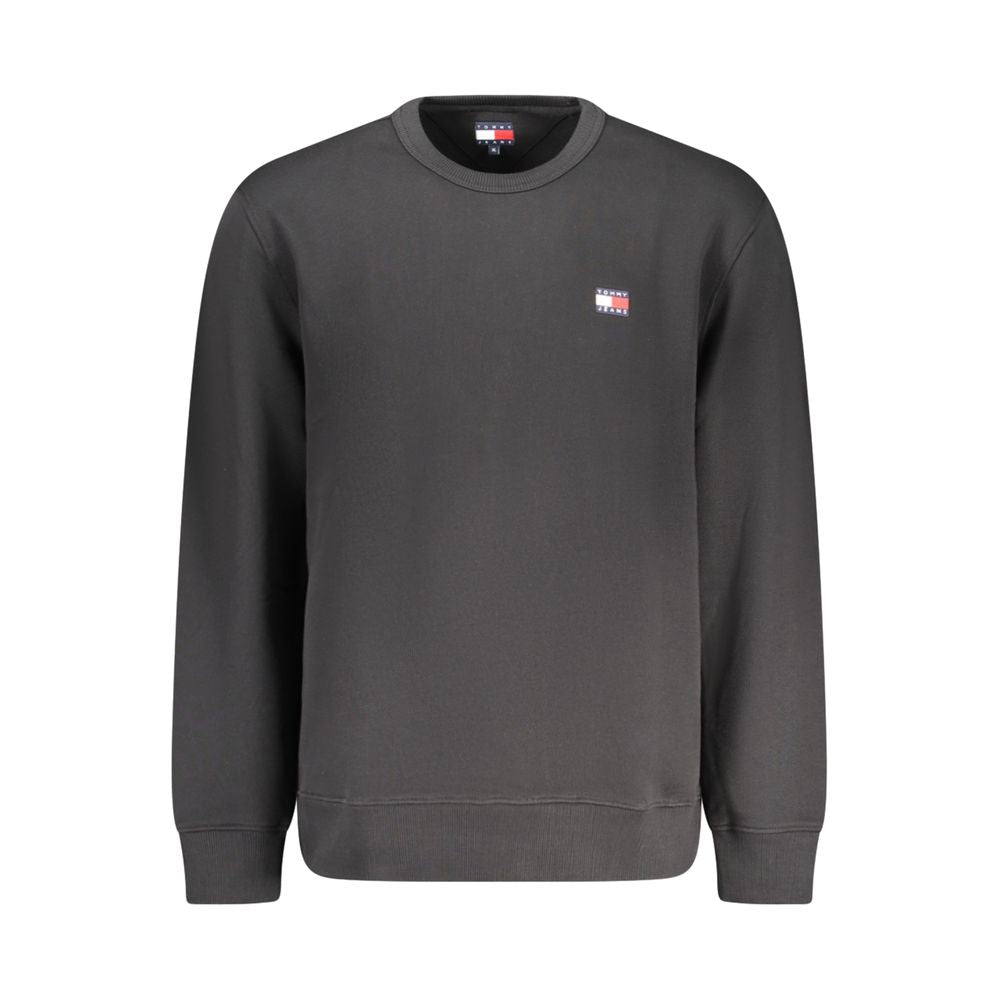 Tommy Hilfiger Black Cotton Mens Sweatshirt | Regal Royce