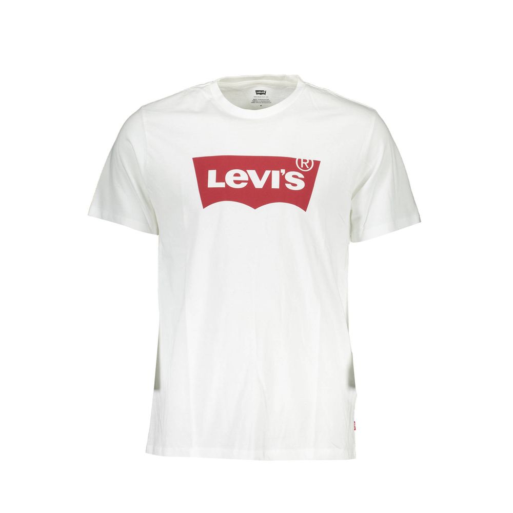 Levi's White Cotton Men T-Shirt | Regal Royce