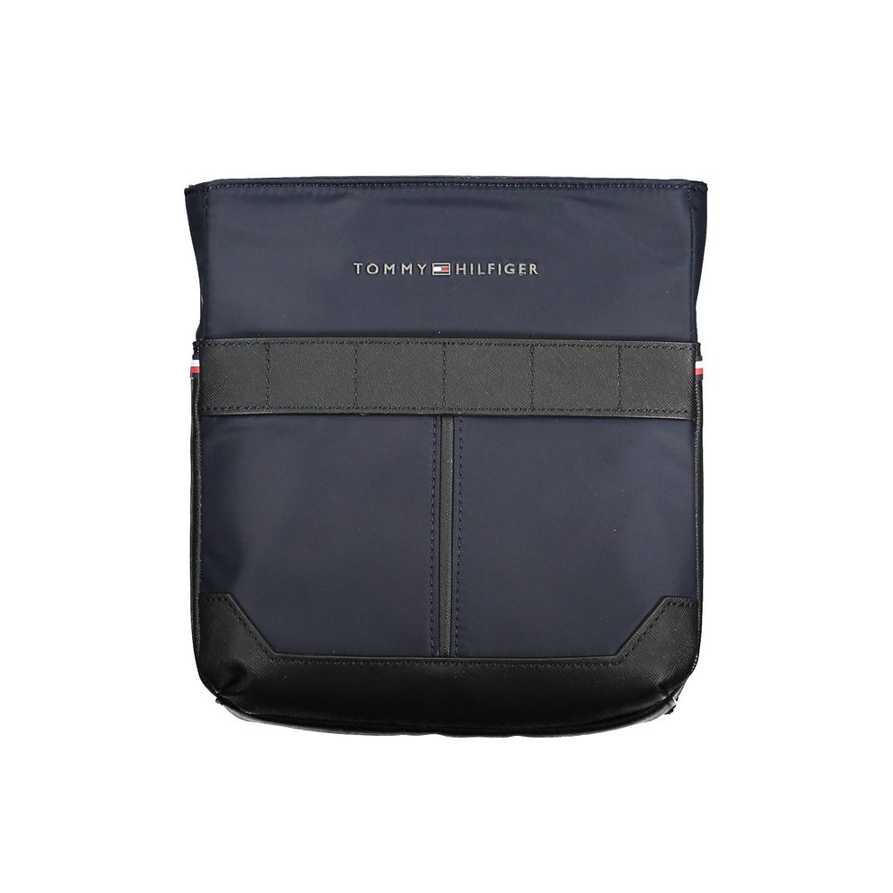 Tommy Hilfiger Blue Polyurethane Men's Shoulder Bag | Regal Royce