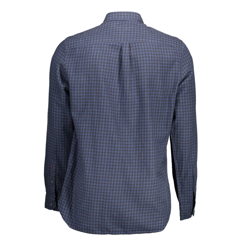 U.S. POLO ASSN. Blue Cotton Men's Shirt | Regal Royce