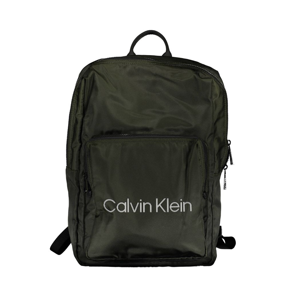 Calvin Klein Verde Polyester Men Backpack | Regal Royce