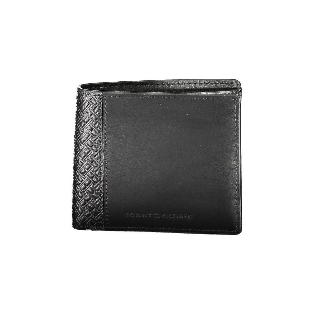 Tommy Hilfiger Black Leather Men Wallet | Regal Royce