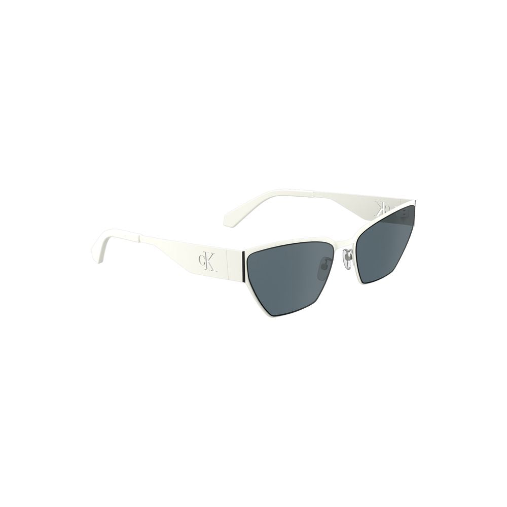 Calvin Klein White Metal Women Sunglasses | Regal Royce
