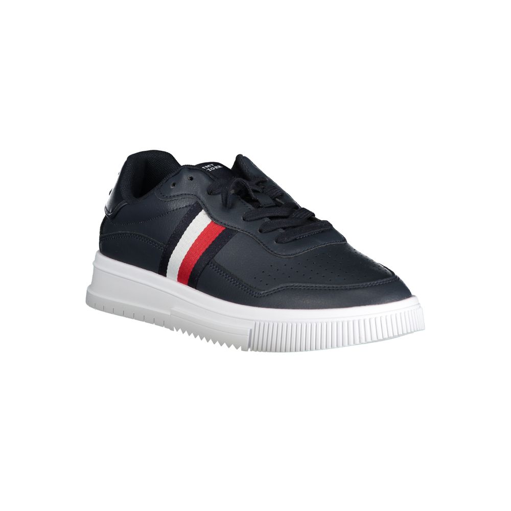 Tommy Hilfiger Blu Leather Men Sneaker | Regal Royce