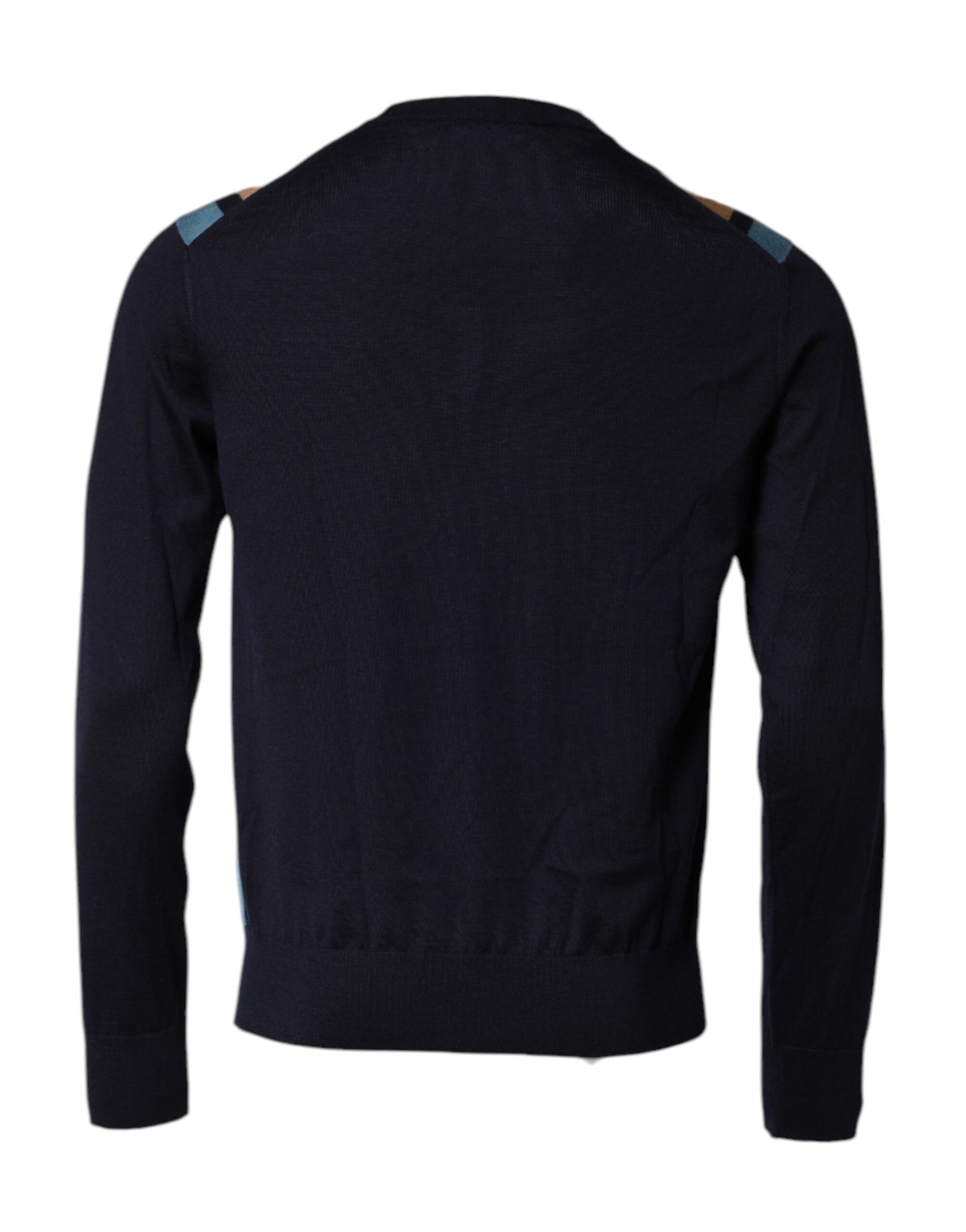 Dolce & Gabbana Multicolor Stripes Crew Neck Pullover Sweater | Regal Royce