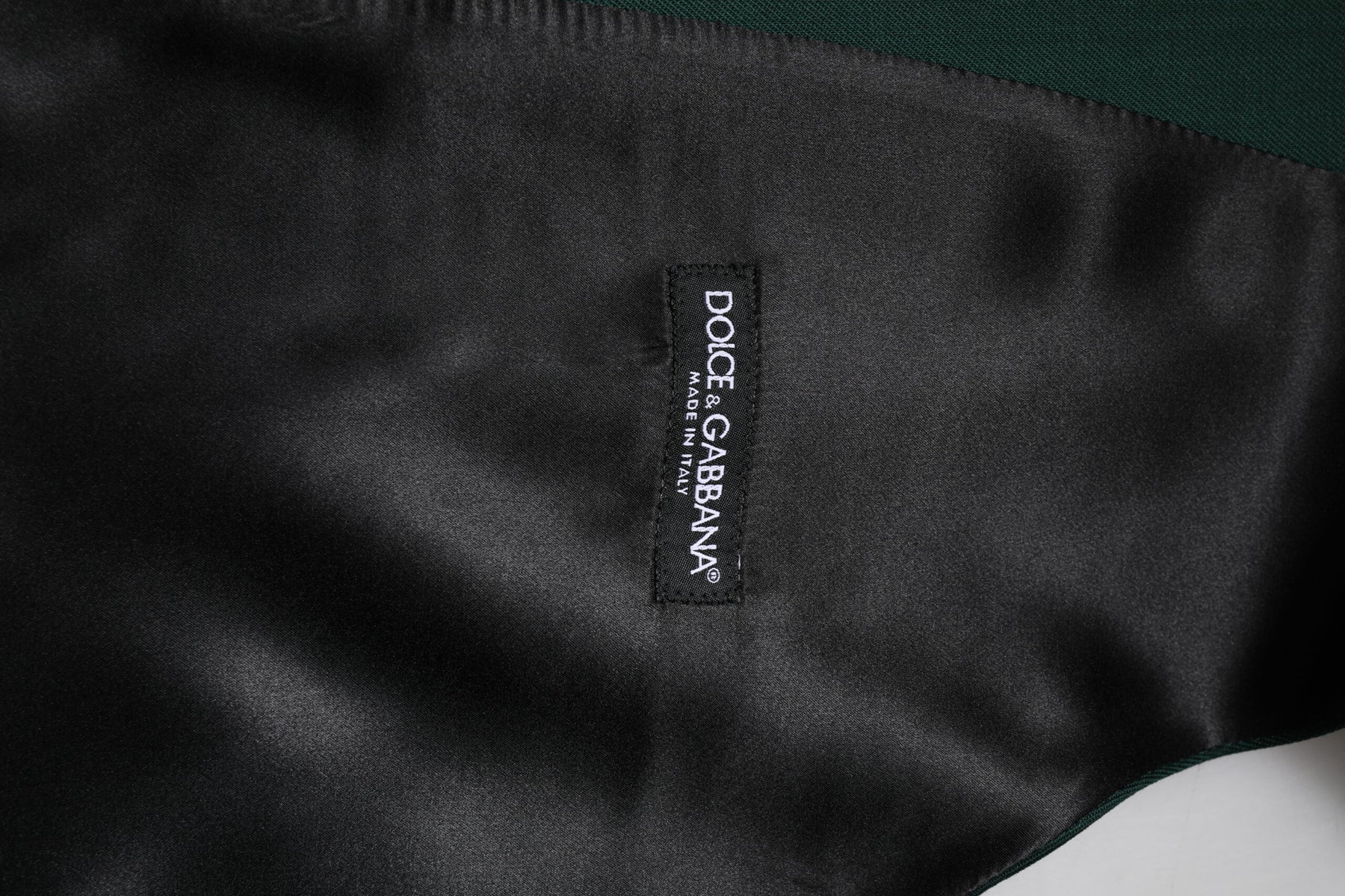 Dolce & Gabbana Green Wool Dress Formal Men Waistcoat Vest | Regal Royce