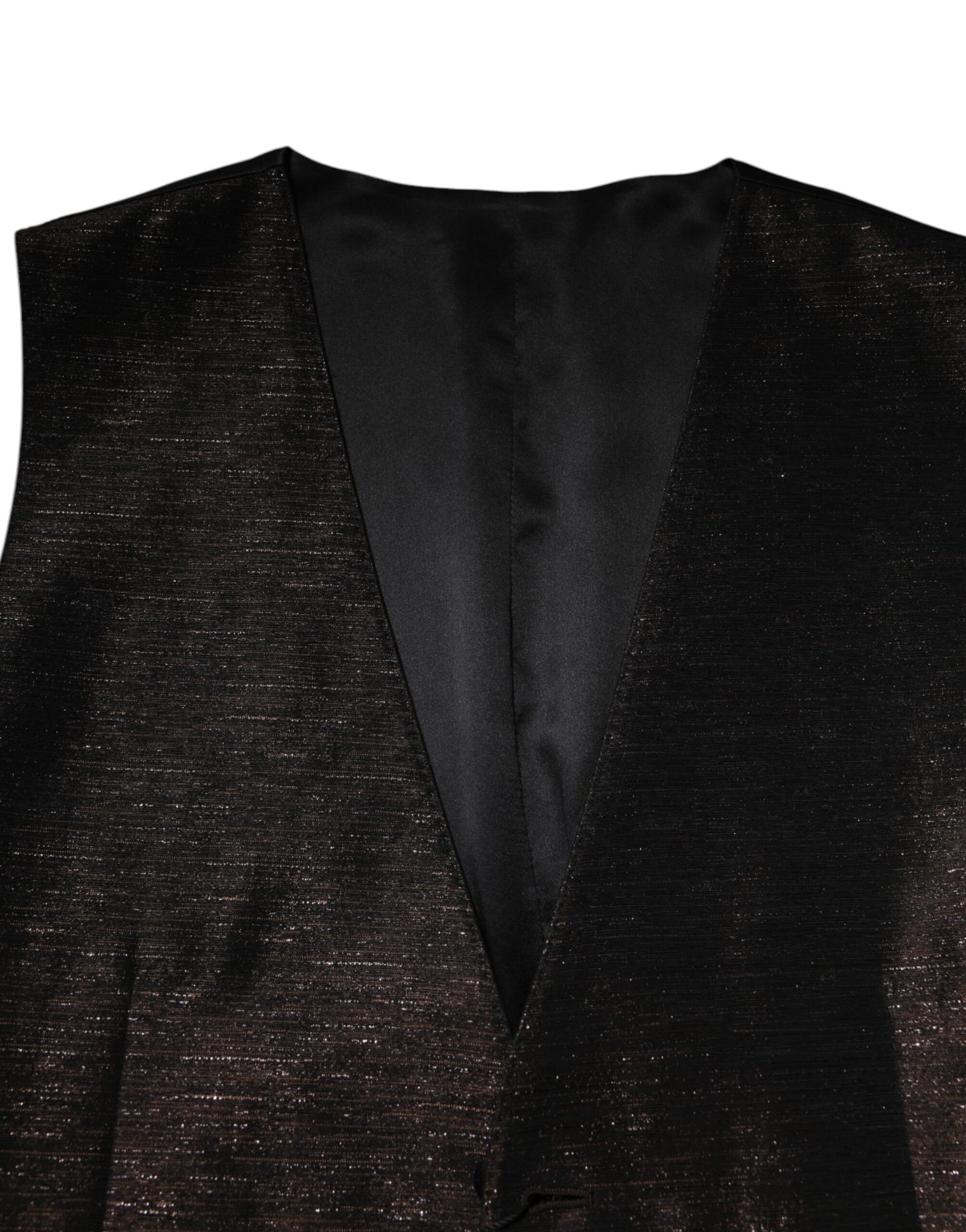 Dolce & Gabbana Dark Brown Dress Formal Men Waistcoat Vest | Regal Royce