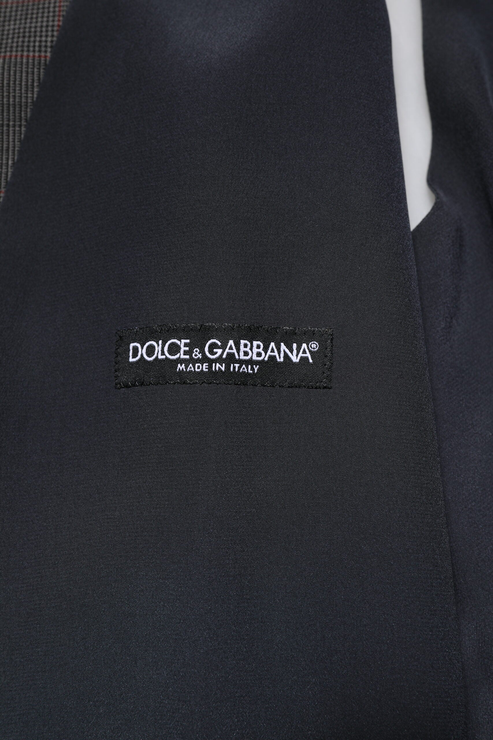 Dolce & Gabbana Gray Plaid Wool Formal Dress Waistcoat Vest | Regal Royce