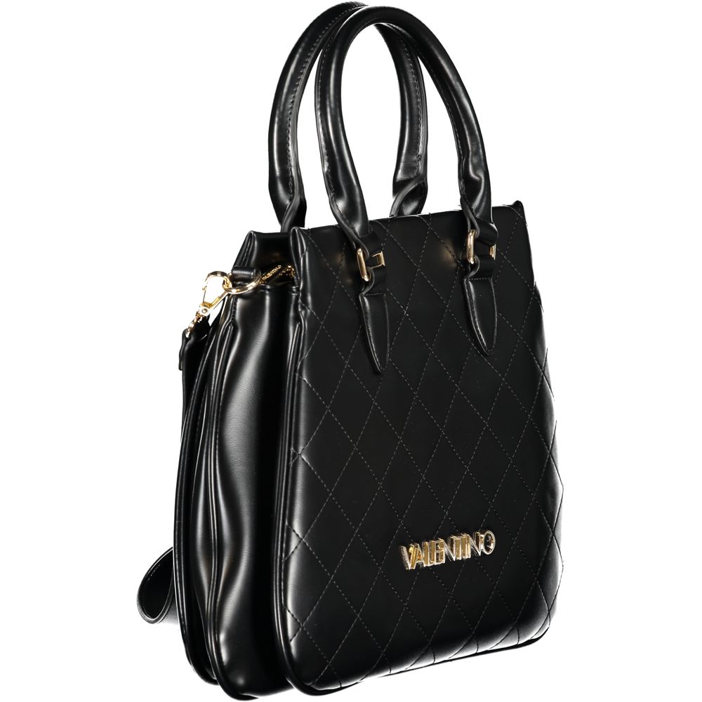 Mario Valentino Nero Polyurethane Women Handbag | Regal Royce