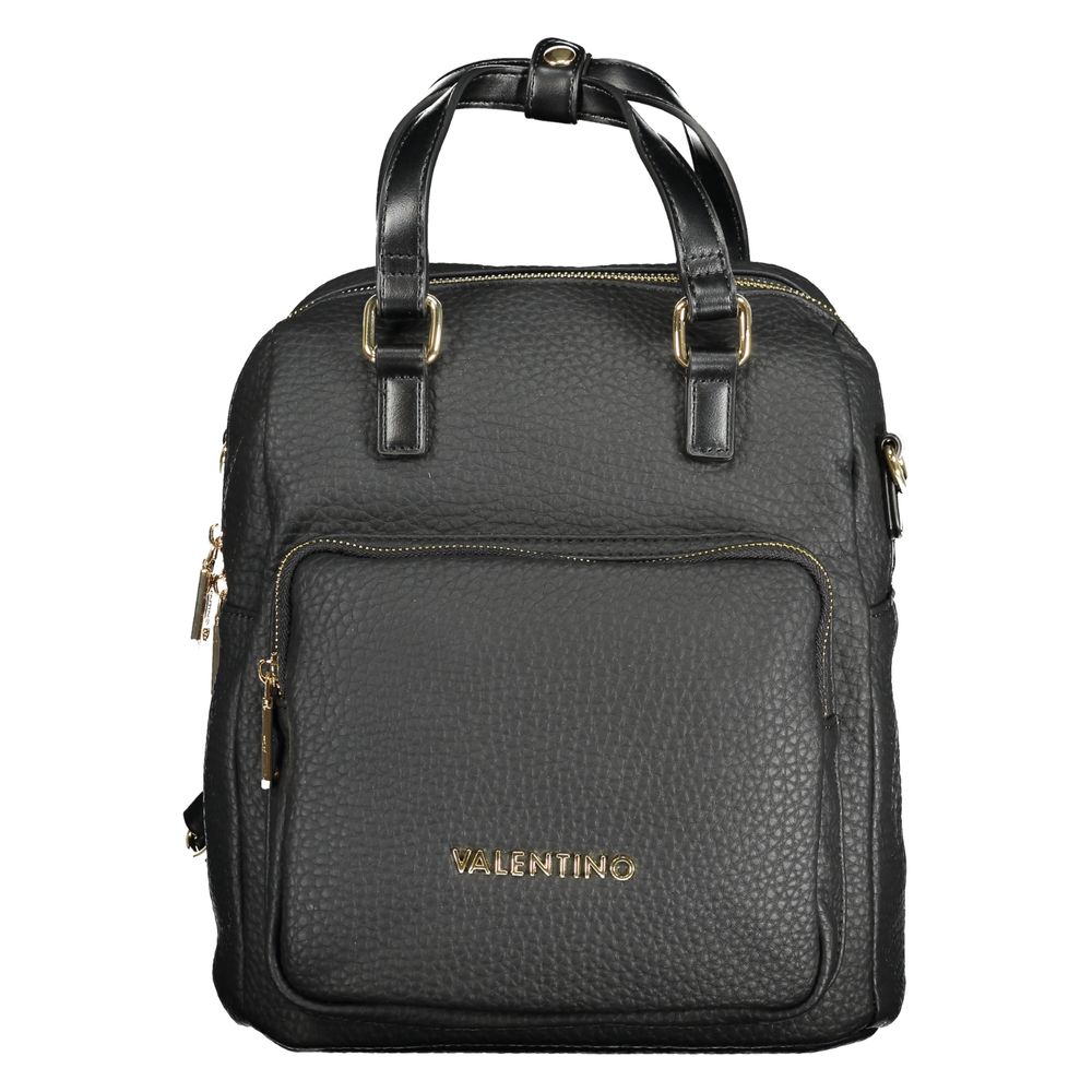 Mario Valentino Nero Poliuretano Women Backpack | Regal Royce